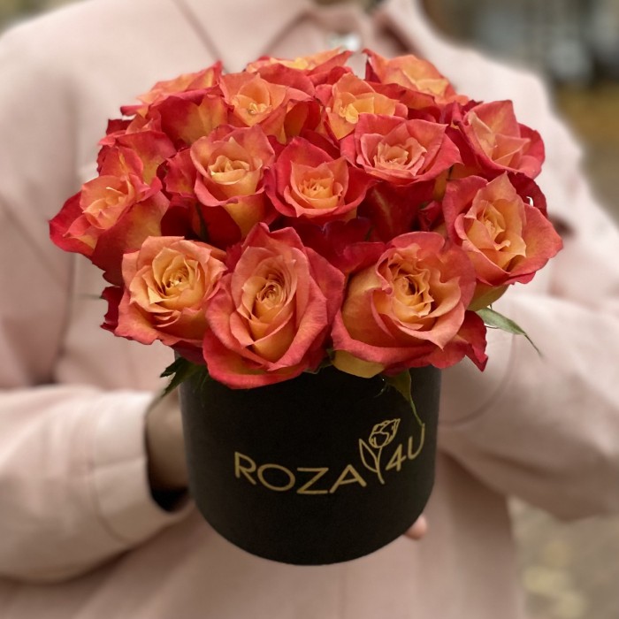 Розы Лампион в коробке