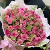 15 кустовых роз Рупски с гринбелом