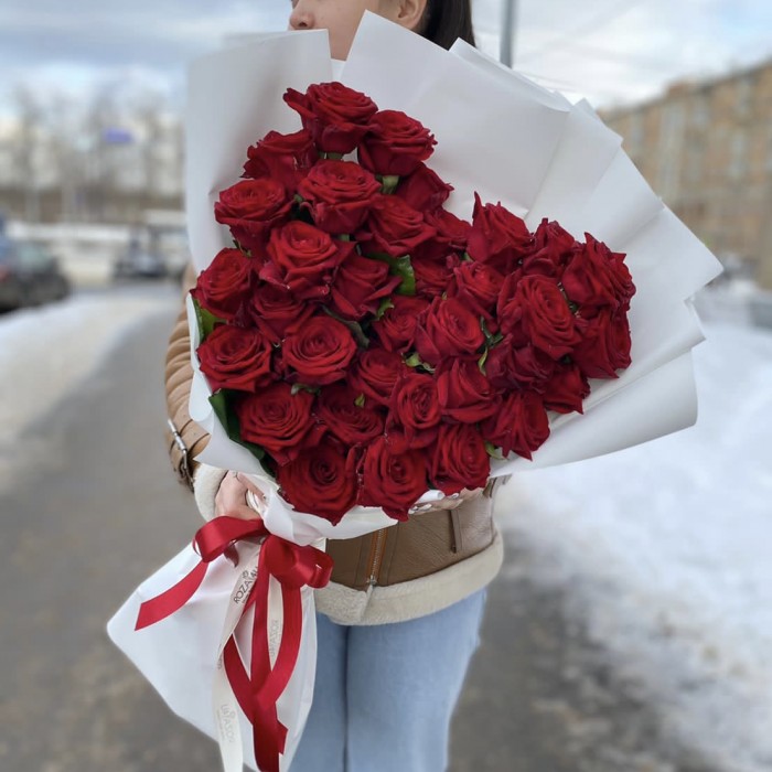 Красные розы Сердце