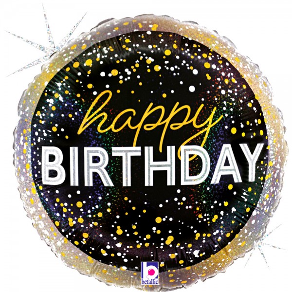 Шар круглый - Вечеринка на День Рождения, Голография