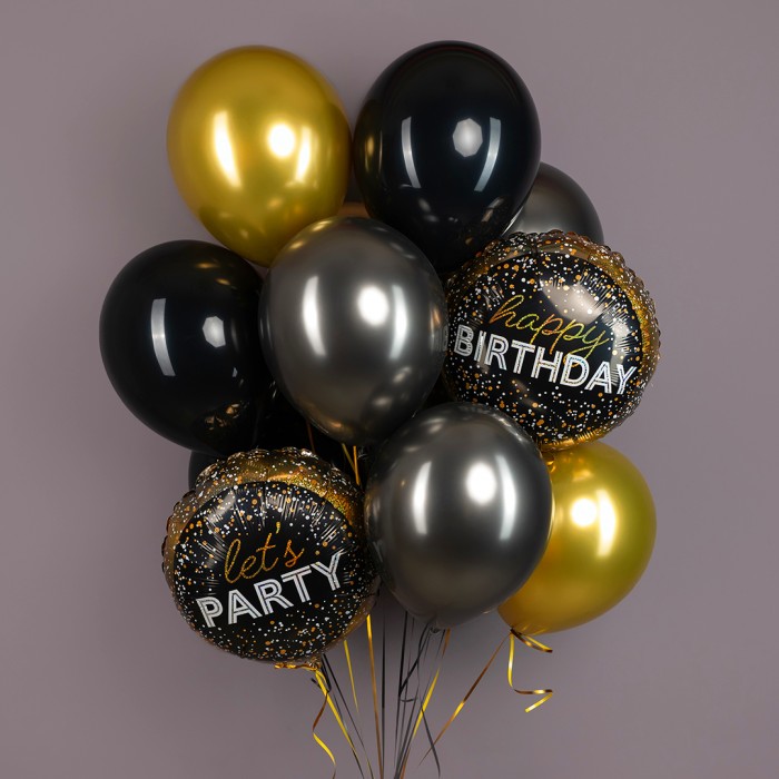 Шар круглый - Вечеринка на День Рождения, Голография