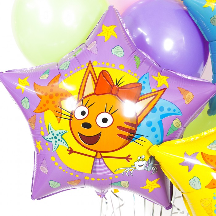 Шар Звезда Три Кота  Карамелька