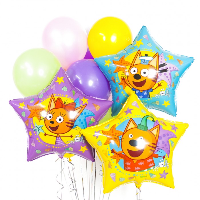 Шар Звезда Три Кота  Карамелька