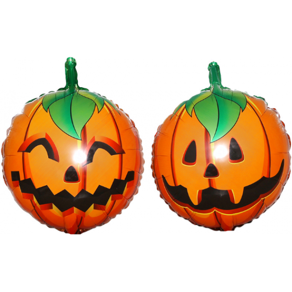 Шар круг Тыква на Хэллоуин оранжевый