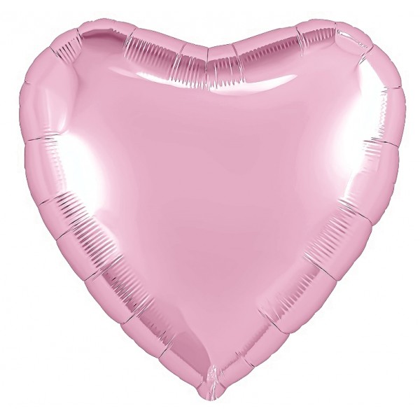 Шар Сердце розовый
