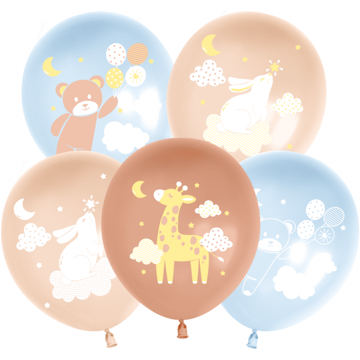 Облако воздушных шаров Любимые зверята