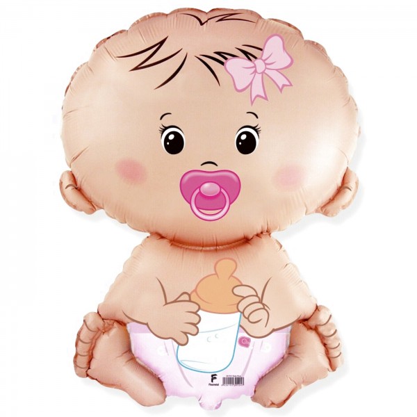Шар большой фольгированный Малышка девочка