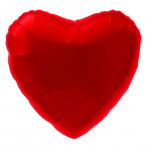 Шар красное сердце
