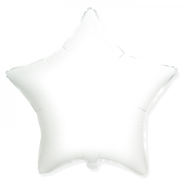 Шар Звезда белый