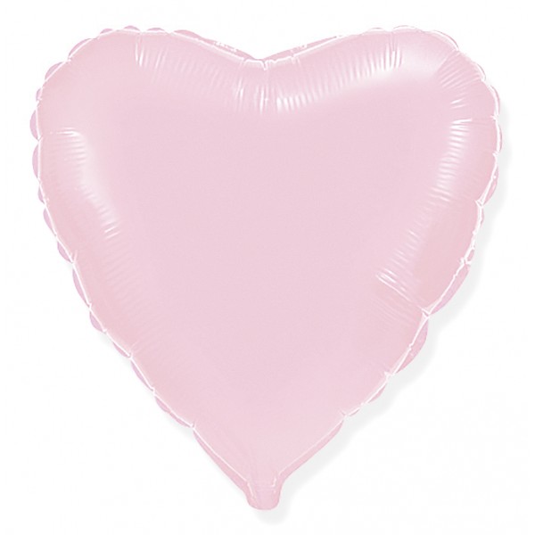 Шар Сердце розовое большое