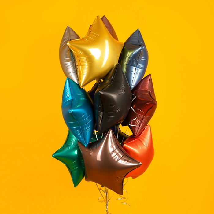 Шар Звезда черный