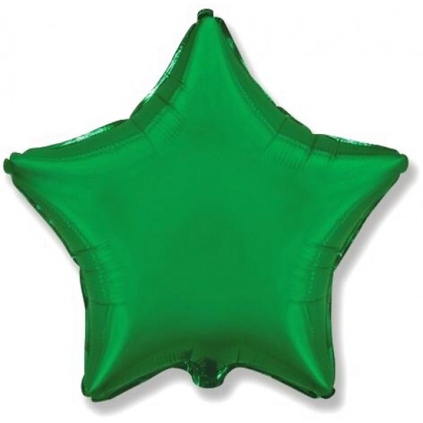Шар Звезда зеленый