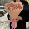 Букет пионовидных роз Персиковый джем