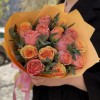 Букет пионовидных роз Манго