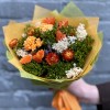 Букет из сухоцветов оранжевый