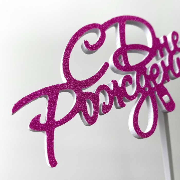 Топпер С Днем Рождения! розовый