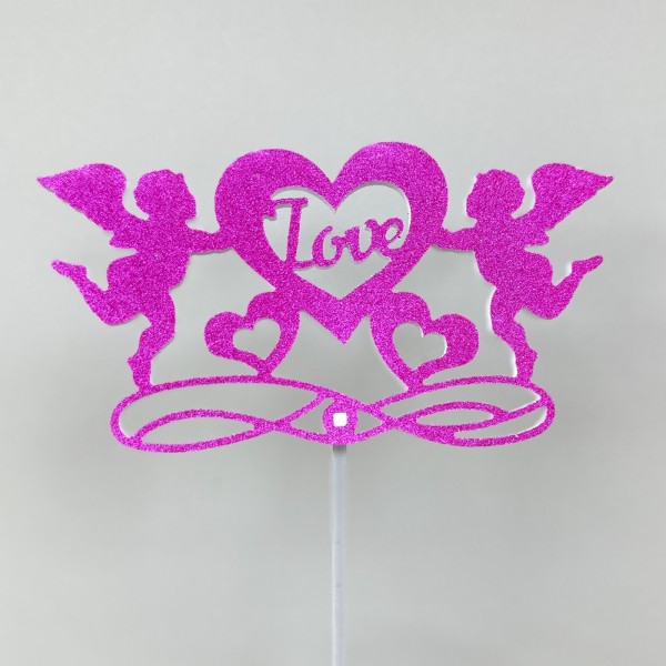 Топпер Купидон с сердечком