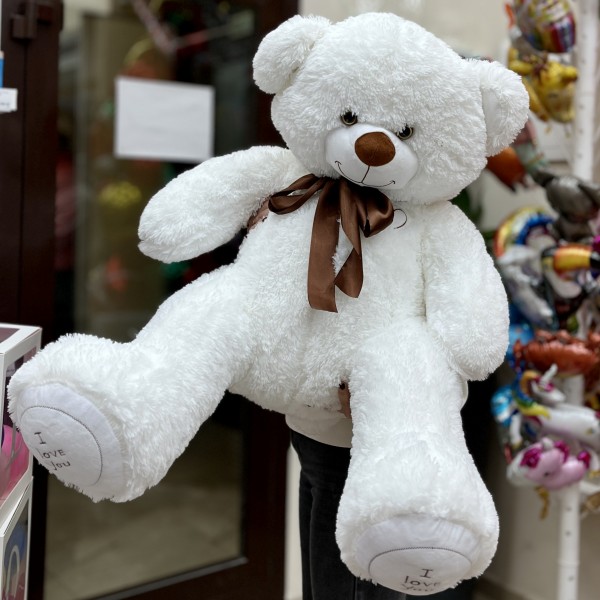 Большой белый медведь 140 см