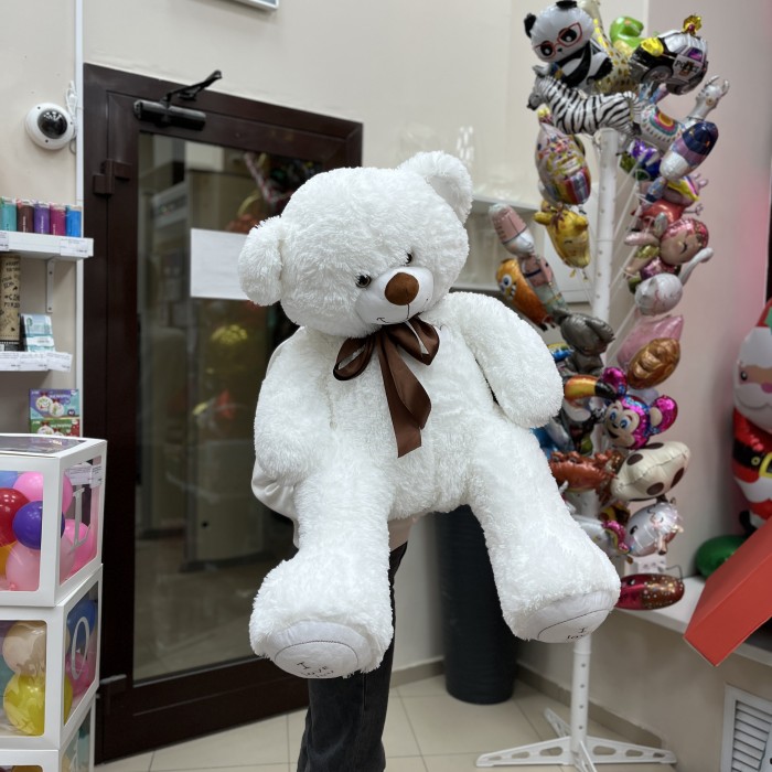 Большой белый медведь 140 см