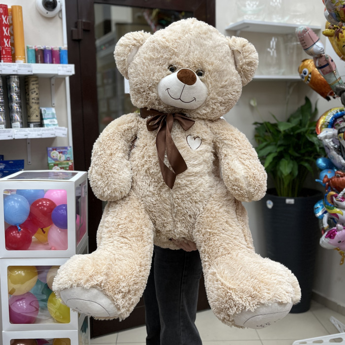 Большой коричневый медведь 140 см