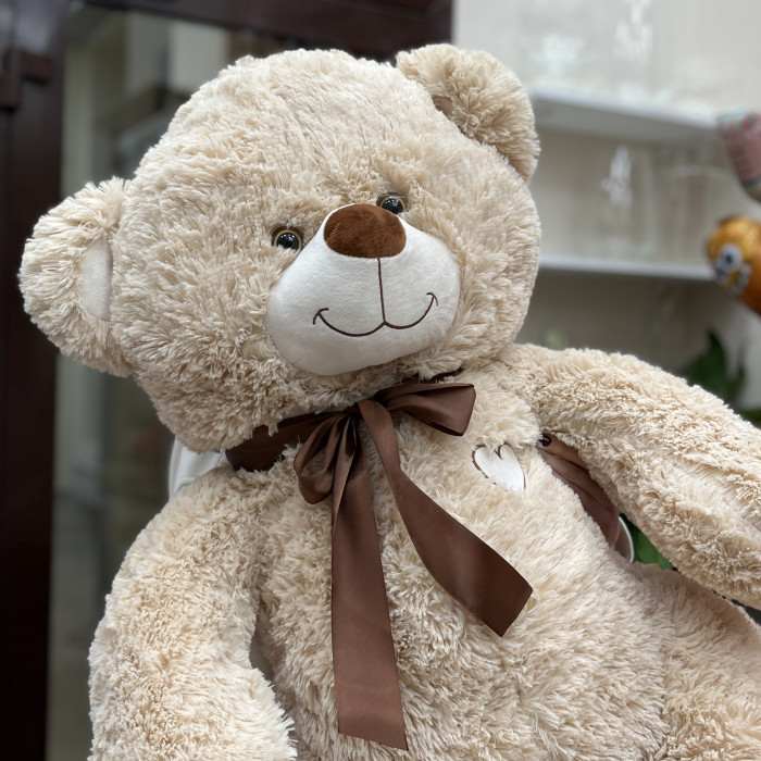 Большой коричневый медведь 140 см