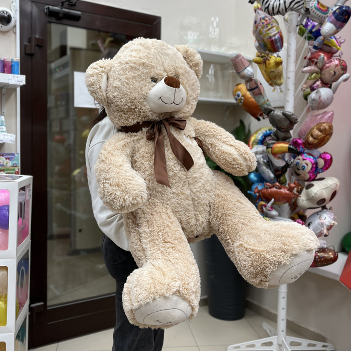 Большой коричневый медведь 140 см