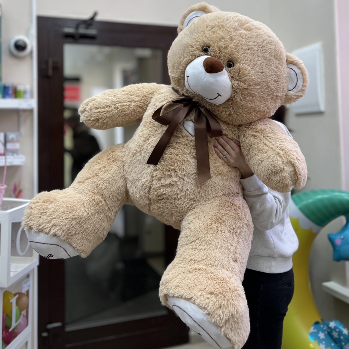 Большой коричневый медведь 150 см