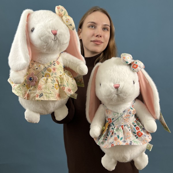 Зайчик в платье 30 см