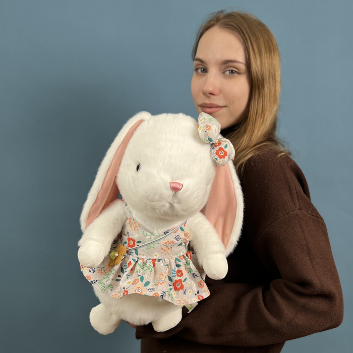 Зайчик в платье 30 см