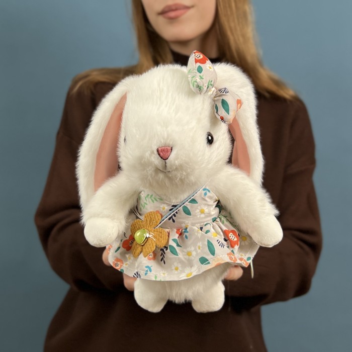 Зайка в платье 22 см