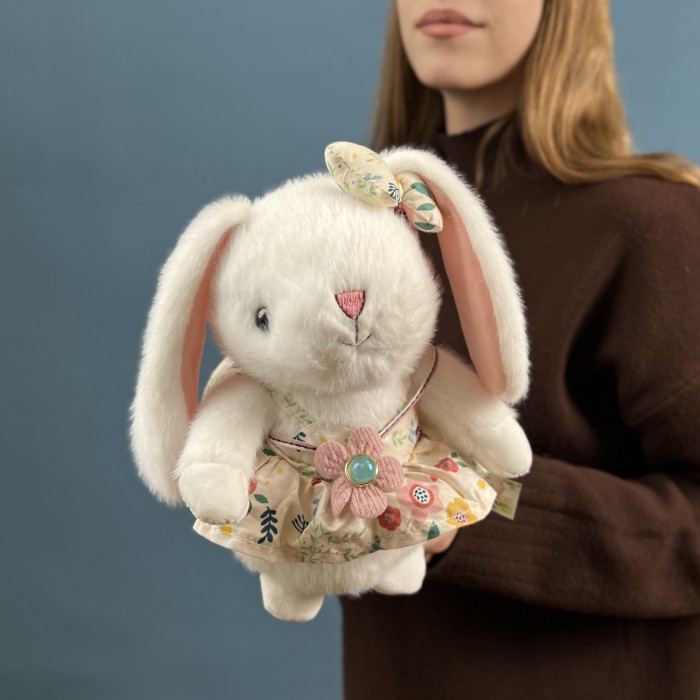 Зайка в платье 22 см