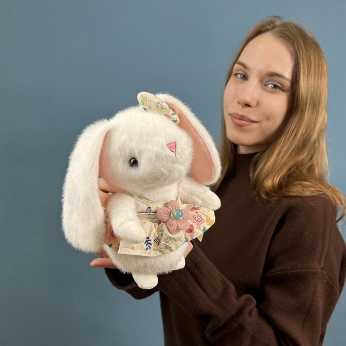 Зайка в платье 22 см