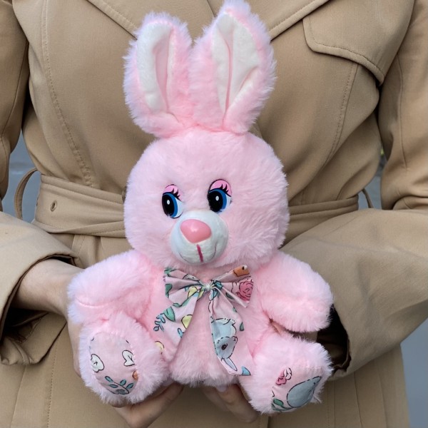 Зайка розовый