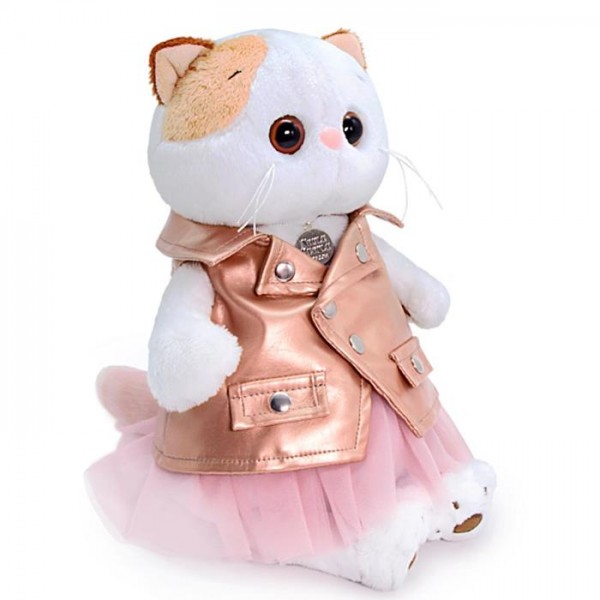 Кошечка Ли-Ли в юбке и жилете 24см