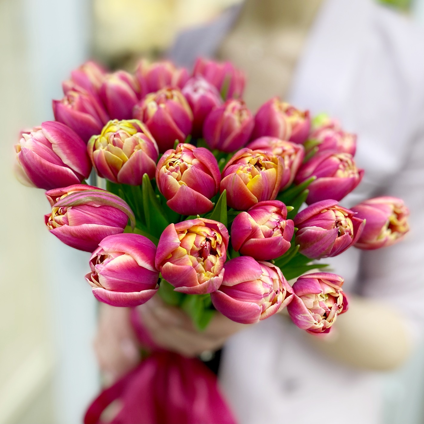 Пионовидные тюльпаны купить подарки на день валентина