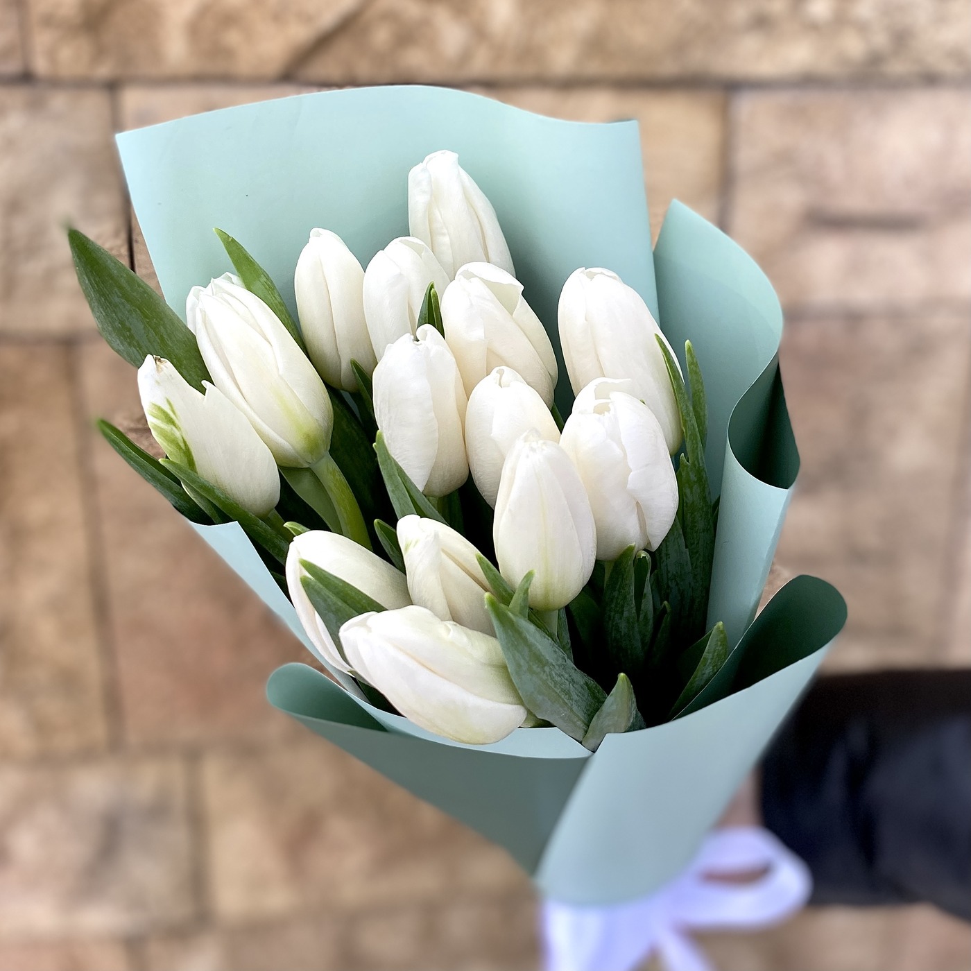 Цветы тюльпаны с доставкой 51 пион