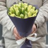 25 кремовых пионовидных тюльпанов Авангард