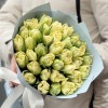 35 кремовых пионовидных тюльпанов Авангард