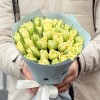 35 кремовых пионовидных тюльпанов Авангард