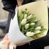 15 белых тюльпанов Антарктика