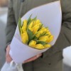 Букет 25 желтых тюльпанов