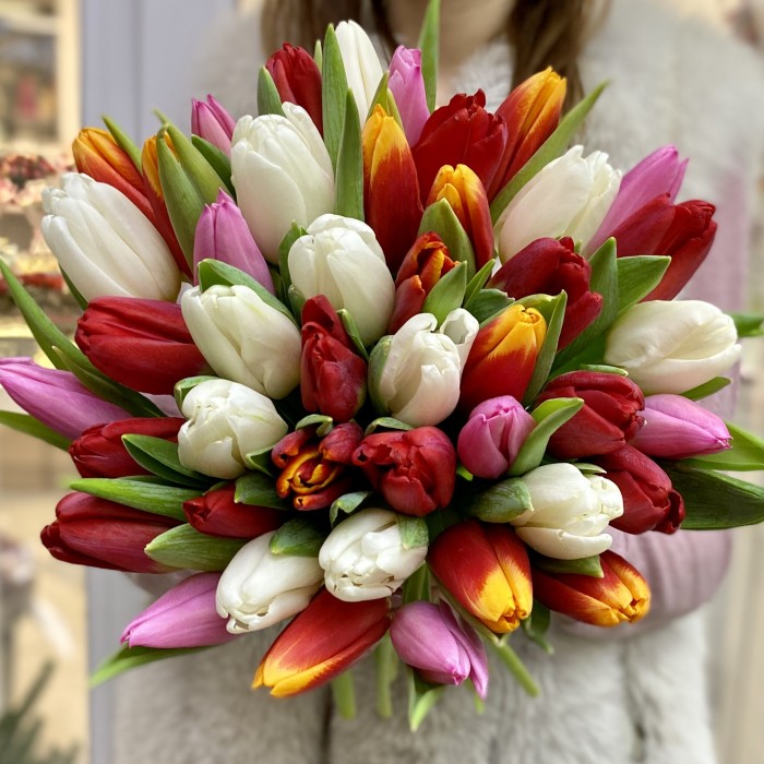 Тюльпаны микс