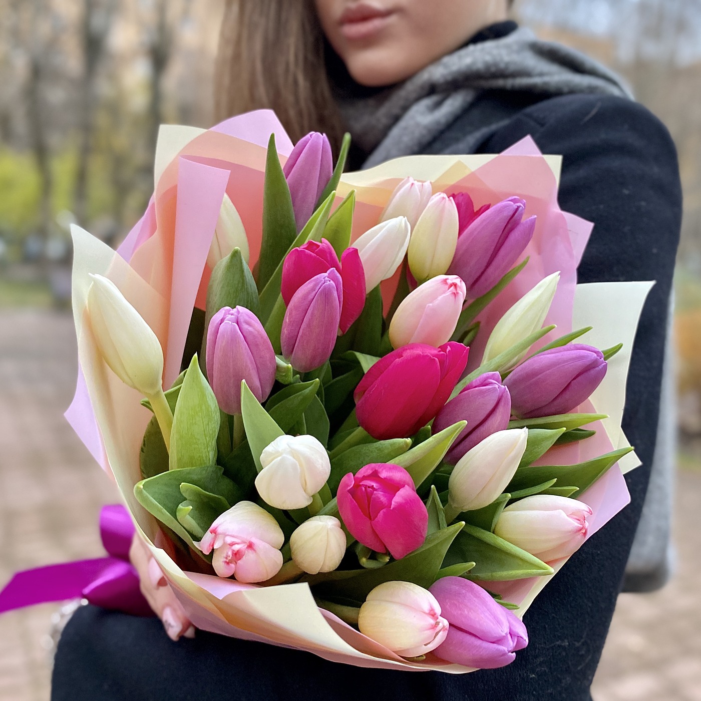 цветы тюльпаны с доставкой
