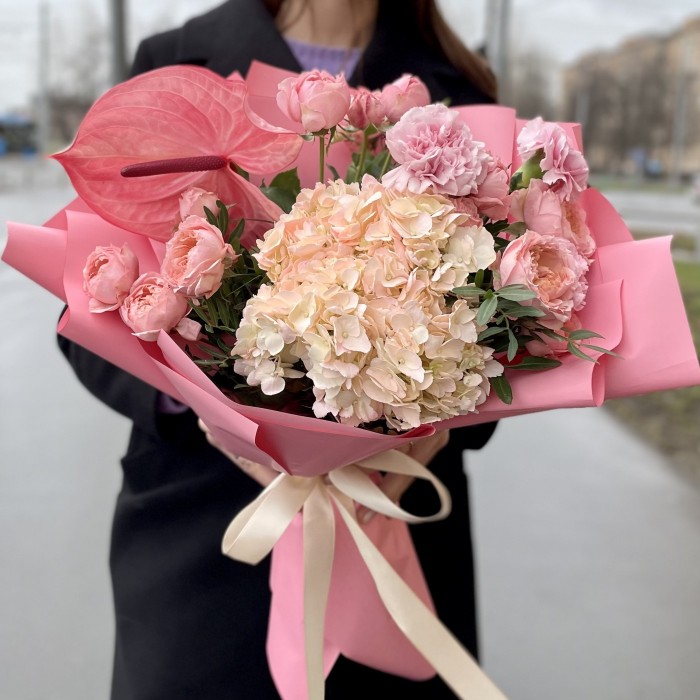 Авторский букет Малиновые сны