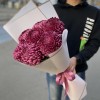 Букет бордовая крымских хризантем
