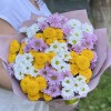 15 хризантем Сантини Летний микс