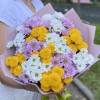 15 хризантем Сантини Летний микс