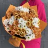 Букет из 15 кустовых хризантем микс