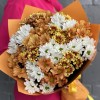 Букет из 15 кустовых хризантем микс