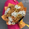 Букет из 15 кустовых хризантем микс